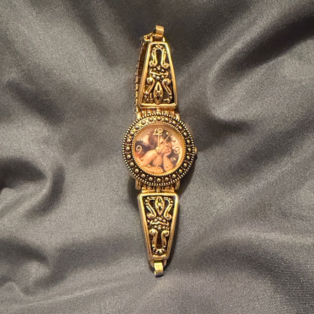 Seiko Gold Ornate Women's Bracelet Watch